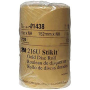 PSA Disc Roll,No Hole,6 In,P220G,PK1050