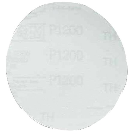 Hook-and-Loop Sanding Disc, 6" Dia, No Hole, Aluminum Oxide, P600 Grit, Coated Type, 260L