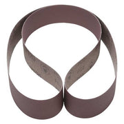 Sanding Belt, 2 in W, 60 in L, Coated, Aluminum Oxide, P120 Grit, Not Applicable, 341D, Brown