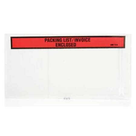Packing List Envelope,10 In H, PK1000