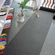 Entrance Runner, Vinyl, 1/2" Thick, Slate Gray, 3 ft W x 20 ft L