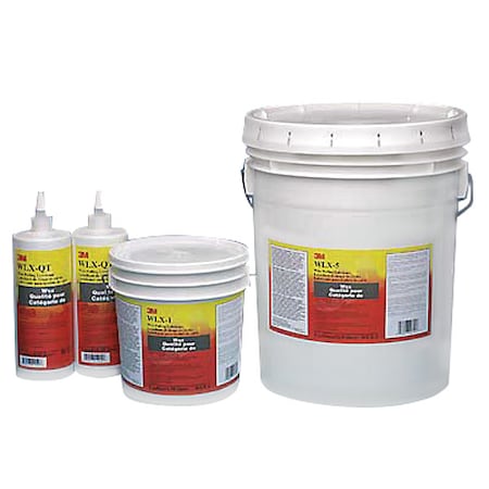 Wax, 1 qt, Squeeze Bottle, Water-Wax Emulsion, Gray