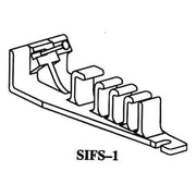 Furring Strip Cable Stacker, White, PK250