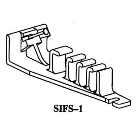 Furring Strip Cable Stacker, White, PK250