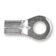 Ring Terminal, 5/16 in Stud Size, 6 AWG, 1,000 V, Bare Insulated, Bare, Crimp Termination Only