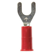 Ring Terminal, 3/8 in Stud Size, 8 AWG, 1,000 V, Nylon Insulated, Red, Crimp Termination Only