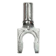 Fork Terminal, #6 Stud Size, 18 AWG, 600 V, Bare Insulated, Bare, Crimp Termination Only, 1000 PK