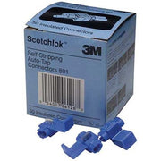 Insulation-Displacement Wire Connector, 14 AWG Max, 2 Port, Blue, Polypropylene Insulation, 600 V