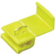 Insulation-Displacement Wire Connector, 10 AWG Max, 2 Port, Yellow, Polypropylene Insulation, 600 V