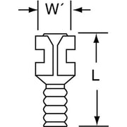 Female Disconnect, Bare, 16-14AWG, PK1000