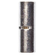 Butt Splice Wire Connector, 6 AWG Max, Bare, None Insulation, 600 V, 200 PK