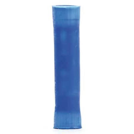 Butt Splice Wire Connector, 14 AWG Max, Blue, Vinyl Insulation, 600 V, 25 PK