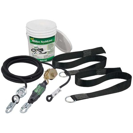 SkyGrip Horizontal Lifeline, 30 ft Length, 310 lb. Weight Capacity