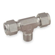 1/8" x 1/4" A-LOK x MNPT SS Male Branch Tee