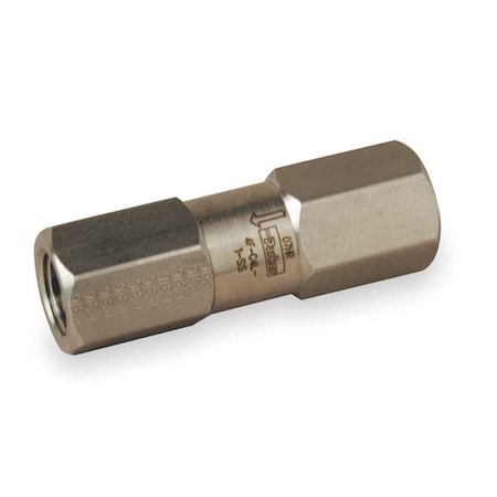 3/8" FNPT Stainless Steel Instrumentation Check Valve