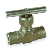 Needle Valve,Straight,316 SS,1/2 In,FNPT