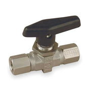 1/4" FNPT Stainless Steel Ball Valve Inline