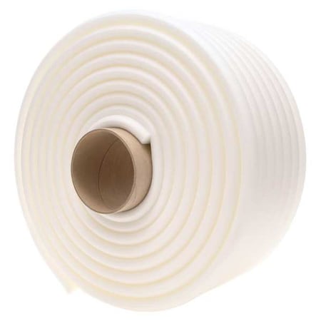 Painter's Tape, 13 mm W x 50 m L, 511.8 mil Thick, White, Rubber Adhesive