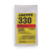 Adhesive, 330 Series, Clear, 0.75 oz, Tube, No Mix Mix Ratio, 5 min Functional Cure