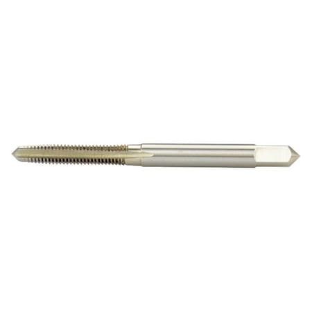 Straight Flute Hand Tap, #8-32, Plug, 4 Flutes, UNC