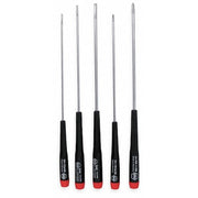 Precision Screwdriver Set, Phillips/Slotted Tip, 1/8 in, 3/32 in, 5/32 Tip Size, 5-Piece