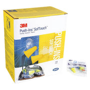 E-A-R, SofTouch Disposable Corded Ear Plugs, Bell Shape, NRR 31 dB, Blue/Yellow, 200 Pairs