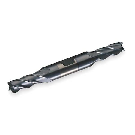 4-Flute Cobalt 8% Square Double End CenterCut Finisher CTD HDC-4C-TC TiCN 3/8x3/8x3/4x3-1/2