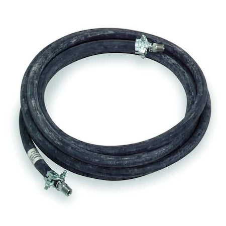 1/2" ID x 50 ft Rubber Steam Hose BK