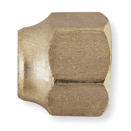 Short Nut,45deg,Brass,Tube,1/2 In.,PK10