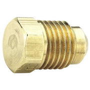 Plug,Brass,Tube,1/2 In.,3/4-16,PK10