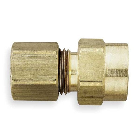 5/8" Compression x 1/2" FNPT Brass Connector 10PK