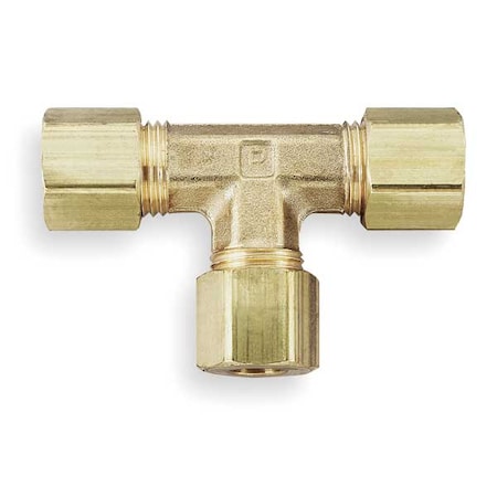 5/8" Compression Brass Union Tee 10PK