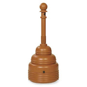 Cigarette Receptacle,4 gal.,Brown