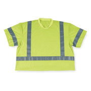 T-Shirt, 3, Class 3, Polyester, Green, XL