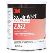 Plastic Adhesive, 2262 Series, clear, 1 qt, Can