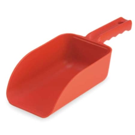 Small Hand Scoop,Poly,32 Oz,Red