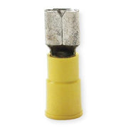 Female Disconnect, Yellow, 12to10AWG, PK50, Insulation: Partial