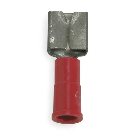 Female Disconnect, Red,22 To 18 AWG, PK100