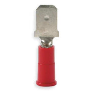 Male Disconnect,Red,22 to 18 AWG,PK100