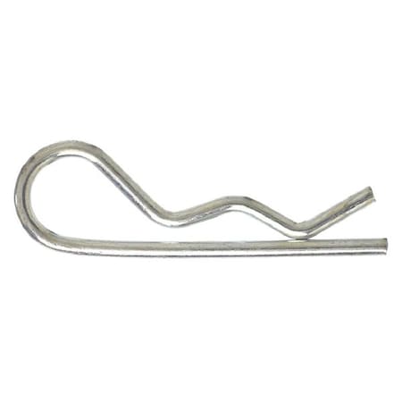 Cotter Pin, Hairpin, 0.125Dx2-9/16" L, PK10