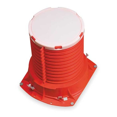 Pipe Cast-In,4 In.,For Plastic Pipe