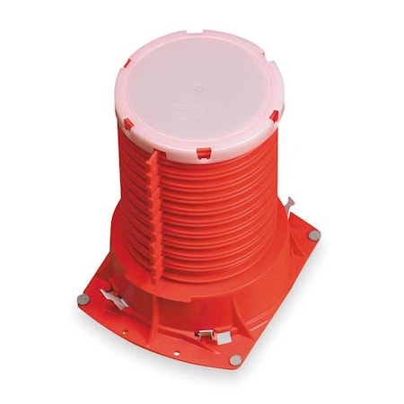 Pipe Cast-In,3 In.,For Plastic Pipe