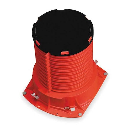 Pipe Cast-In Device,6 In.,For Metal Pipe