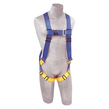 First(TM) Full Body Harness, Universal, 310 lb., Friction / Pass-Through Chest/ Back D-Ring