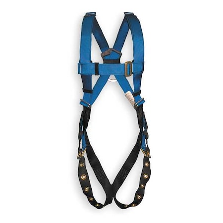 First(TM) Full Body Harness, Universal (S/M/L/XL), 310 lb., Mating Chest/ Tongue Leg Straps