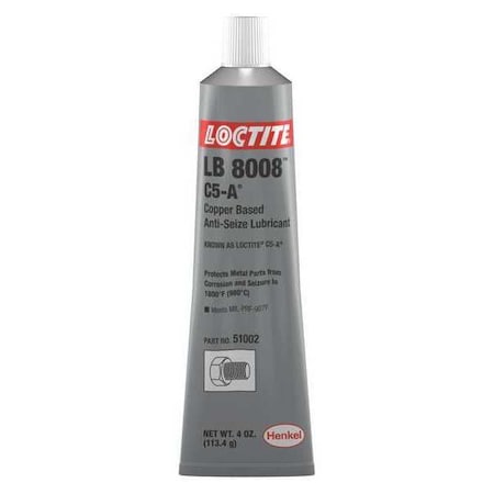 General Purpose Anti-Seize, Copper Base, 4 oz, Tube, LB 8008, C5-A