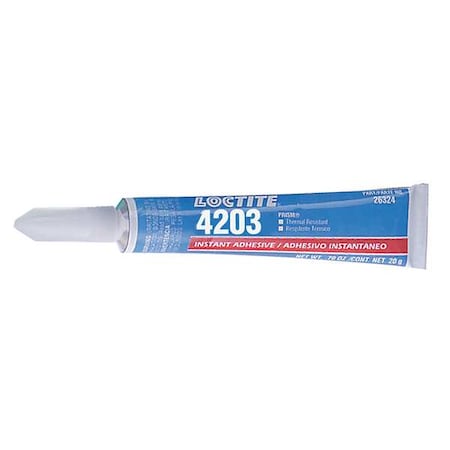 Instant Adhesive, 4203 Series, Clear, 0.7 oz, Tube