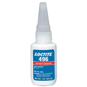Instant Adhesive, 496 Series, Clear, 1 oz, Bottle