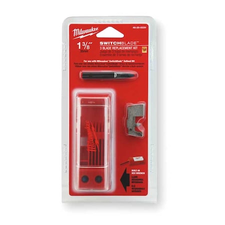 SWITCHBLADE 3 Blade Replacement 1-3/8" Kit