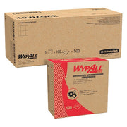 WypAll Oil, Grease & Ink Cloths (33570), Pop-Up Box, Lint-Free, Blue (100 Sheets/Pack, 5 Packs/Case)